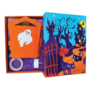 Totally Spooky Haunted House Lantern FINAL SALE