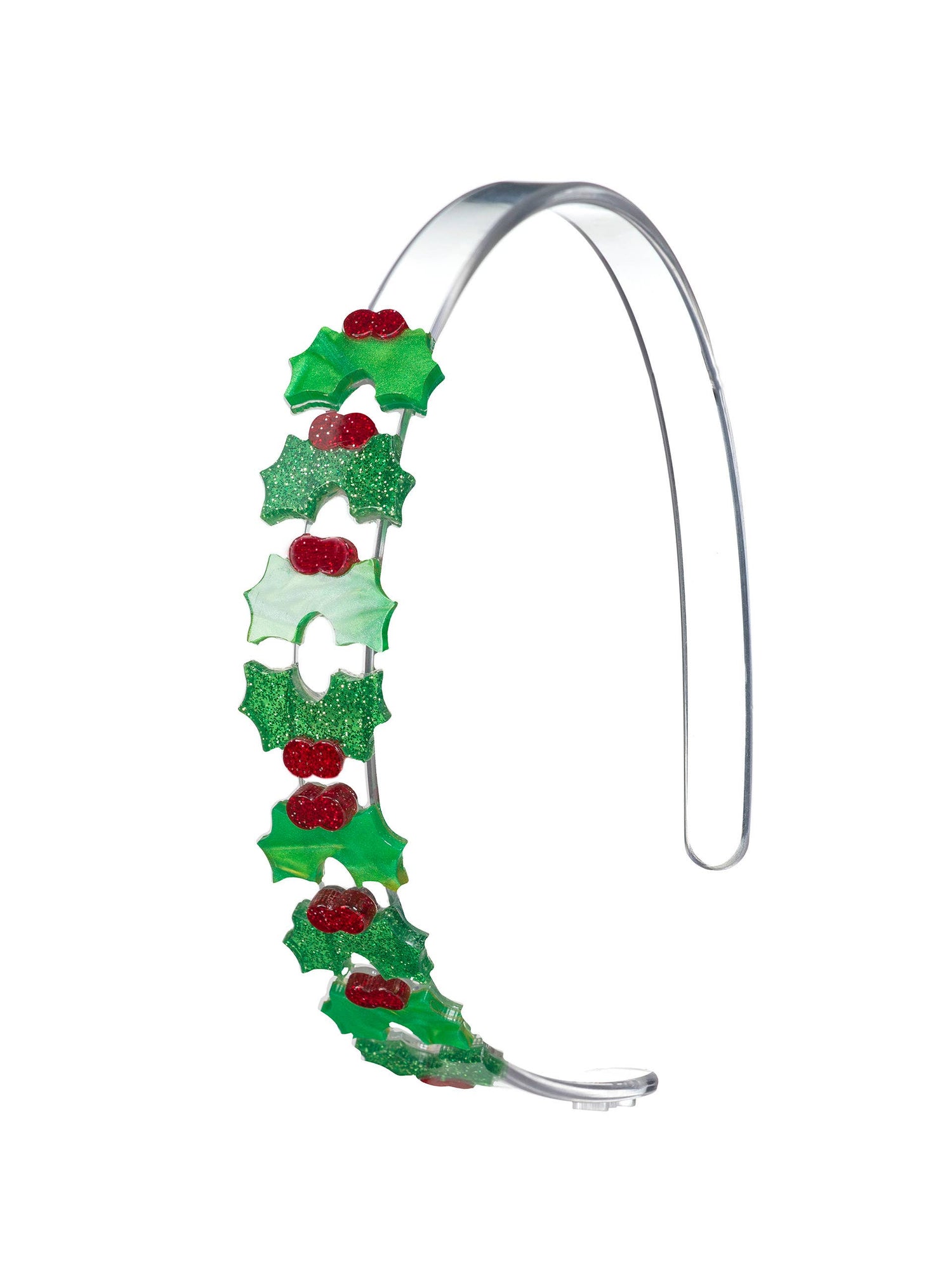 Acrylic Headband - Mistletoe