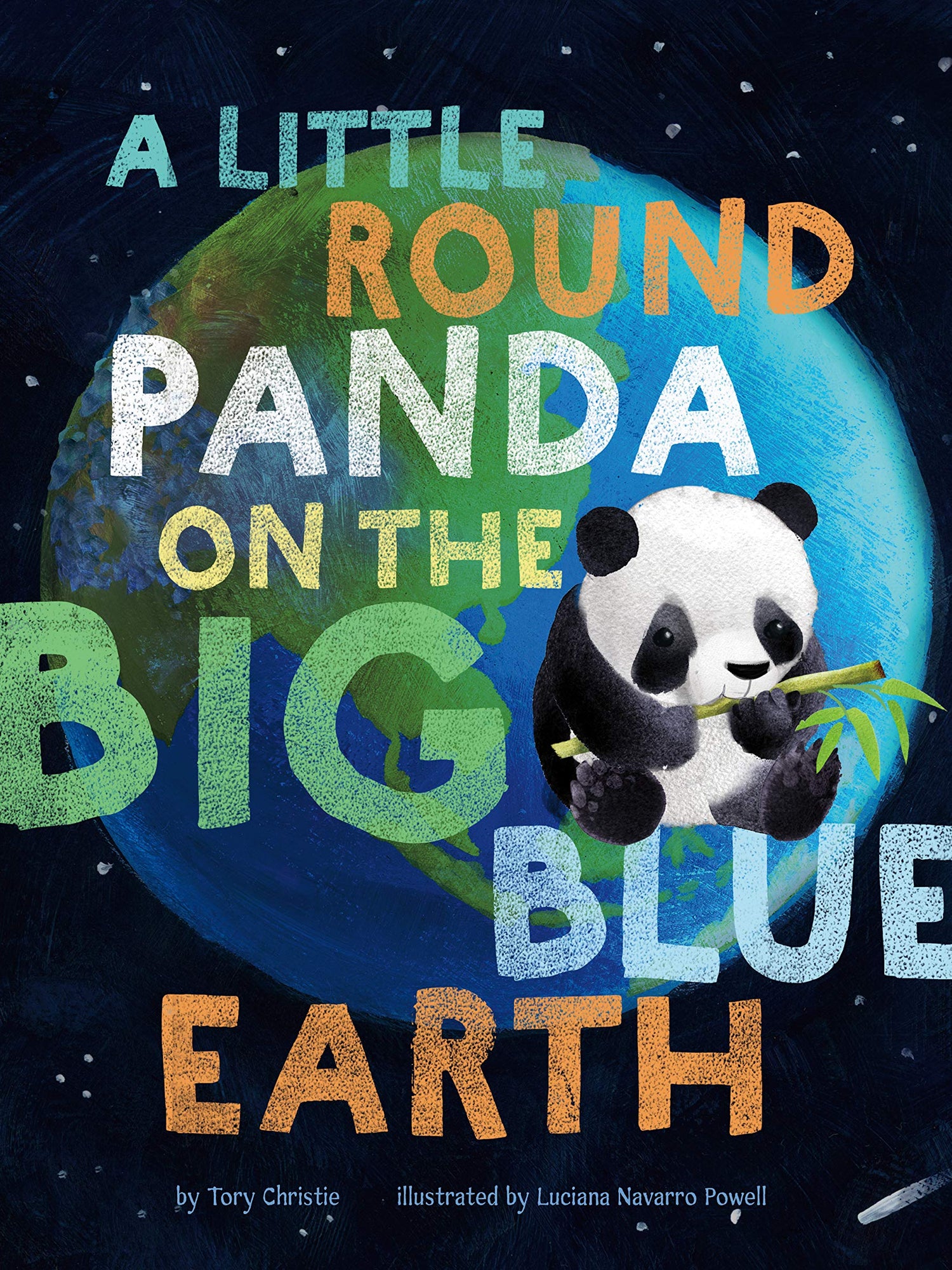 A Little Round Panda on the Big Blue Earth FINAL SALE