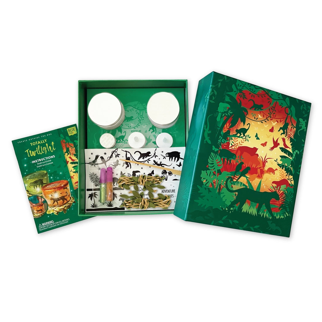 Totally Twilight Rainforest Night Light Jars Set FINAL SALE