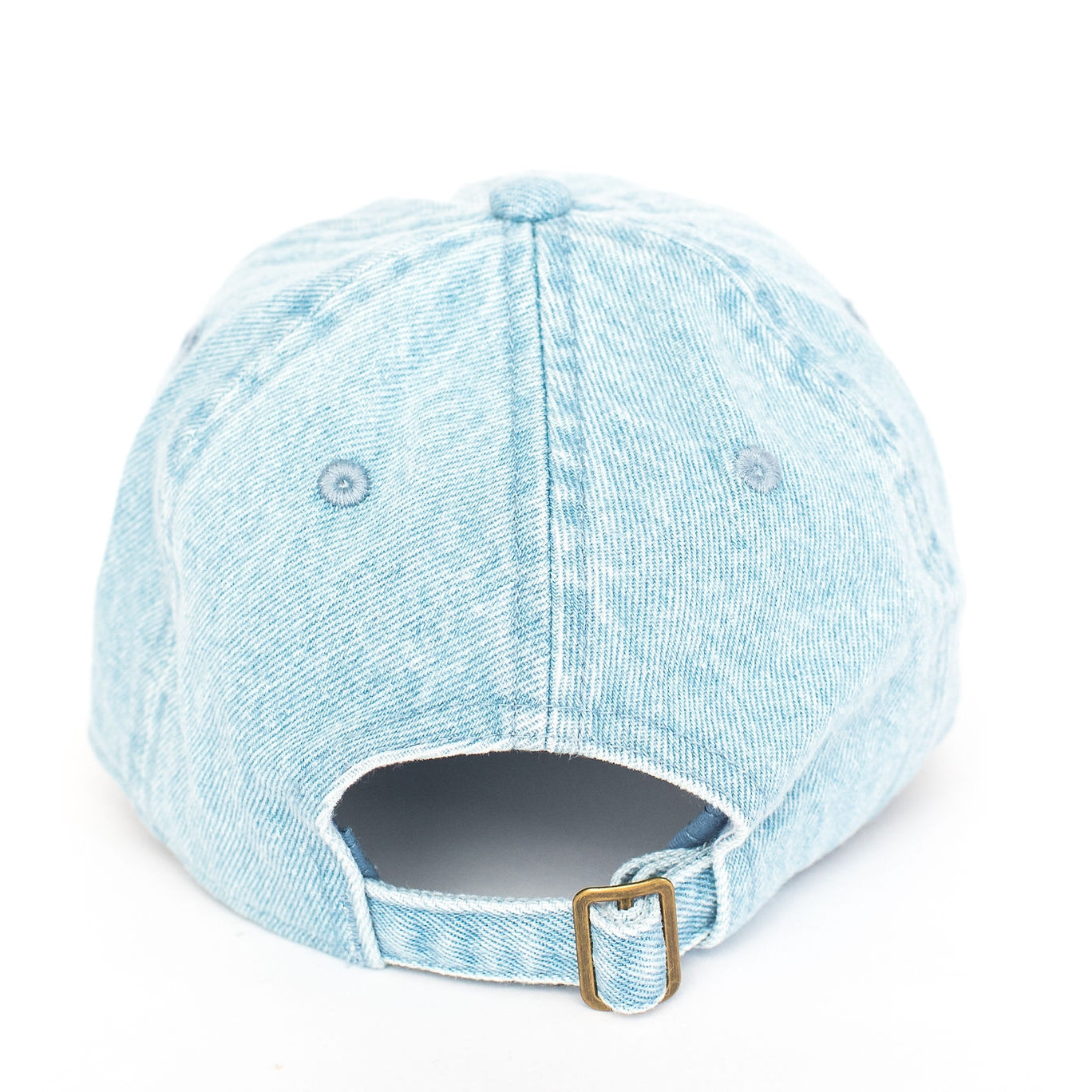 Initial Baseball Hat - Denim FINAL SALE