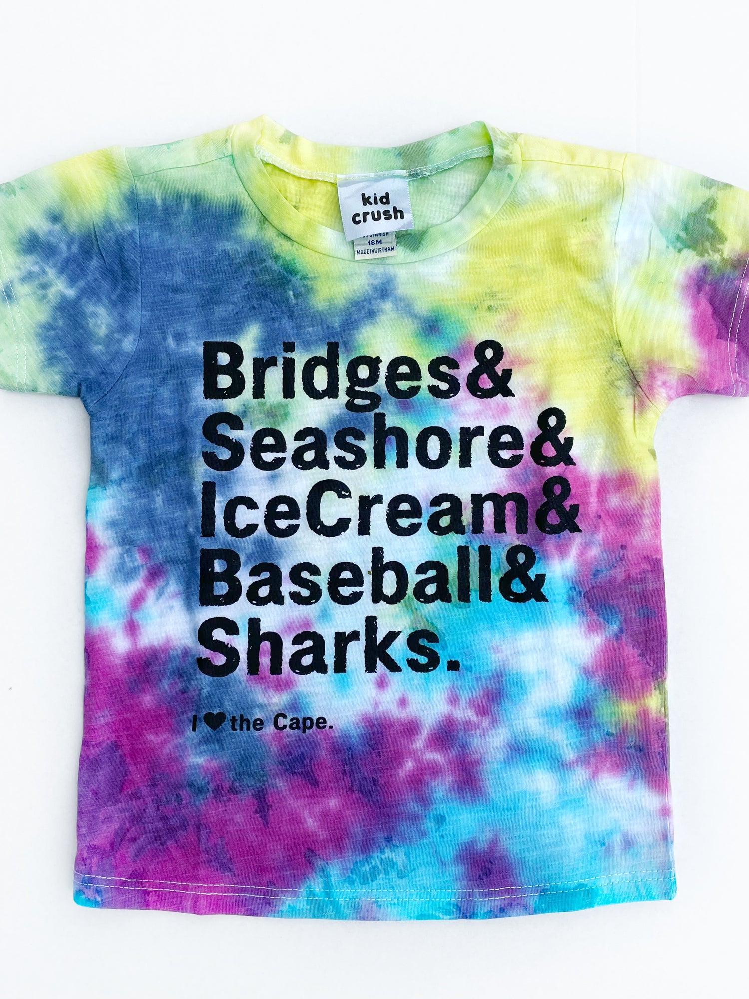 I Love the Cape SS Tee - Tie Dye