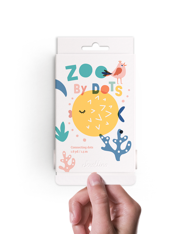 Scrollino Zoo by Dots Roll FINAL SALE