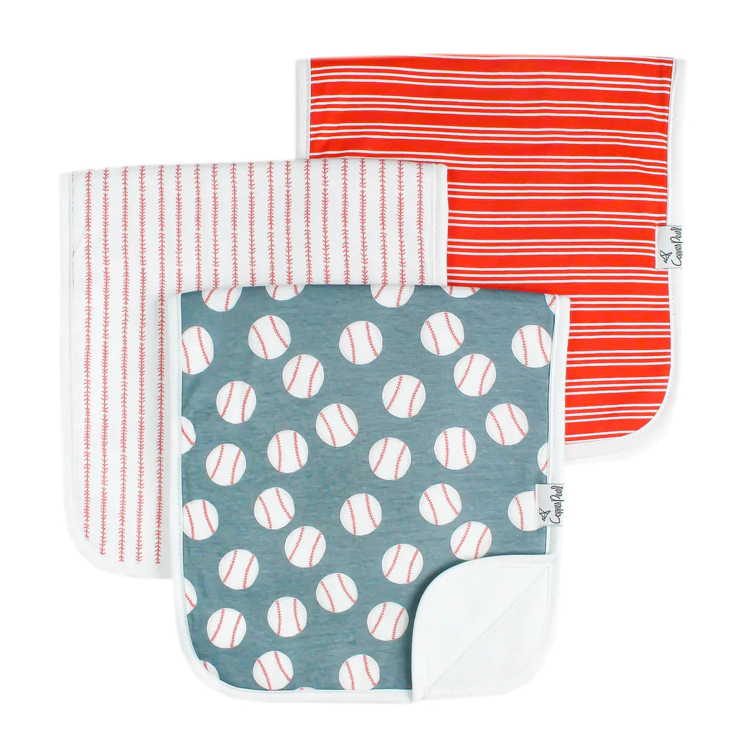 Copper Pearl Burp Cloths