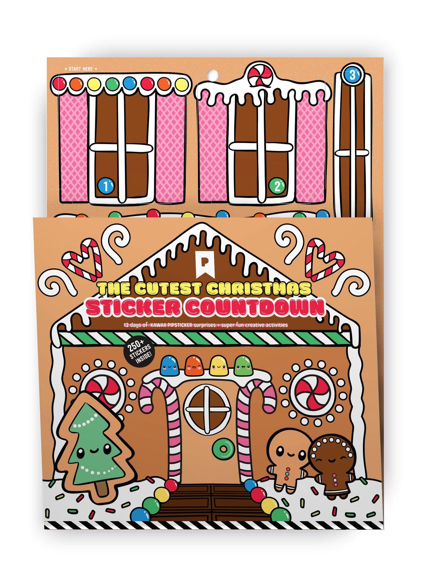 Pipstickers - Kawaii Christmas Sticker Advent Calendar