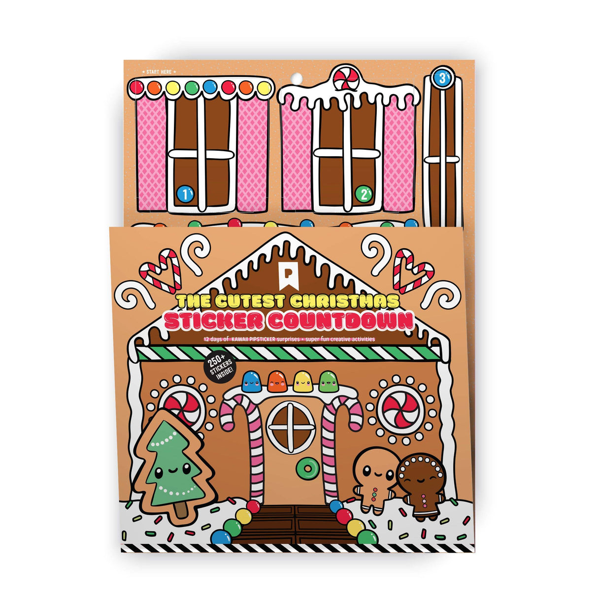 Pipstickers - Kawaii Christmas Sticker Advent Calendar