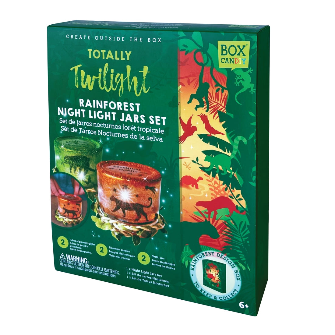 Totally Twilight Rainforest Night Light Jars Set FINAL SALE