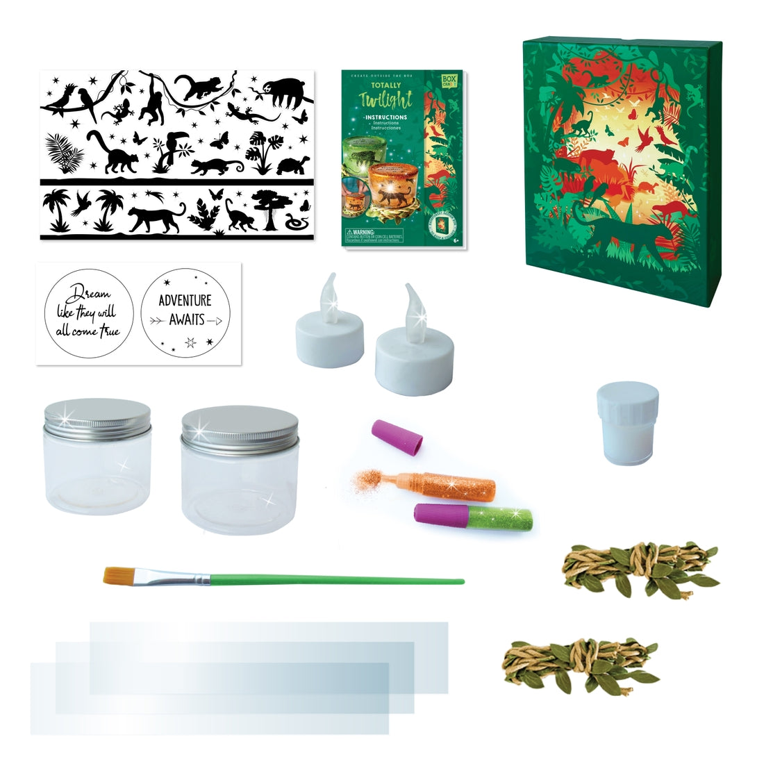 Totally Twilight Rainforest Night Light Jars Set FINAL SALE