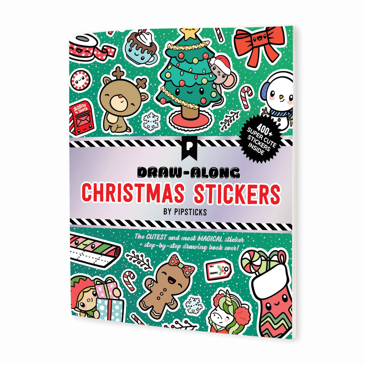 Pipstickers - Draw-Along Christmas Sticker Book