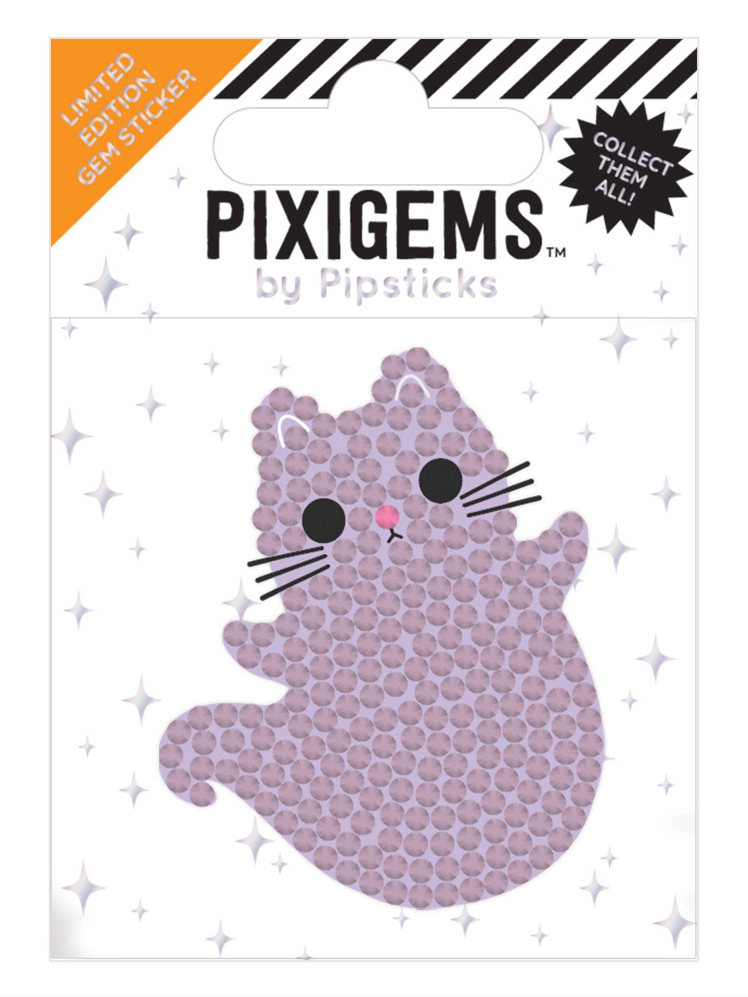 Pipstickers - Kitty Ghost Pixigem