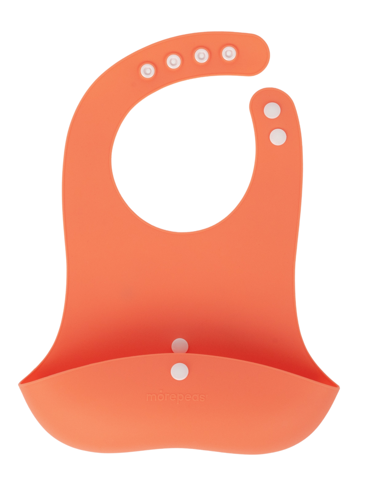 Roll & Snap Bib - Melon