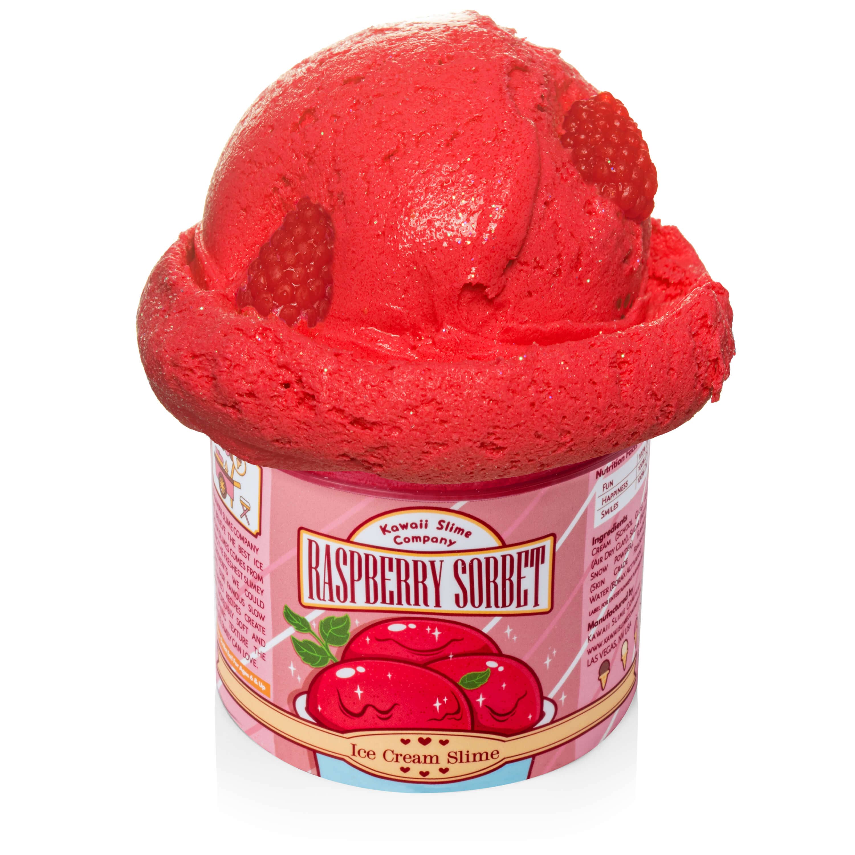 Sherbet Scented Ice Cream Pint Slime - Kawaii Slime – The Red Balloon Toy  Store