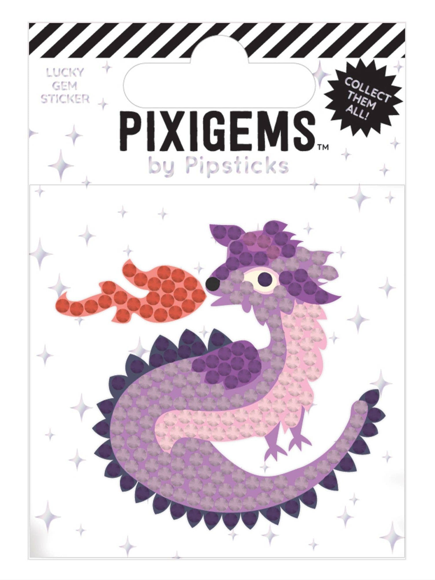 Pipstickers - Dolly Dragon Pixigem