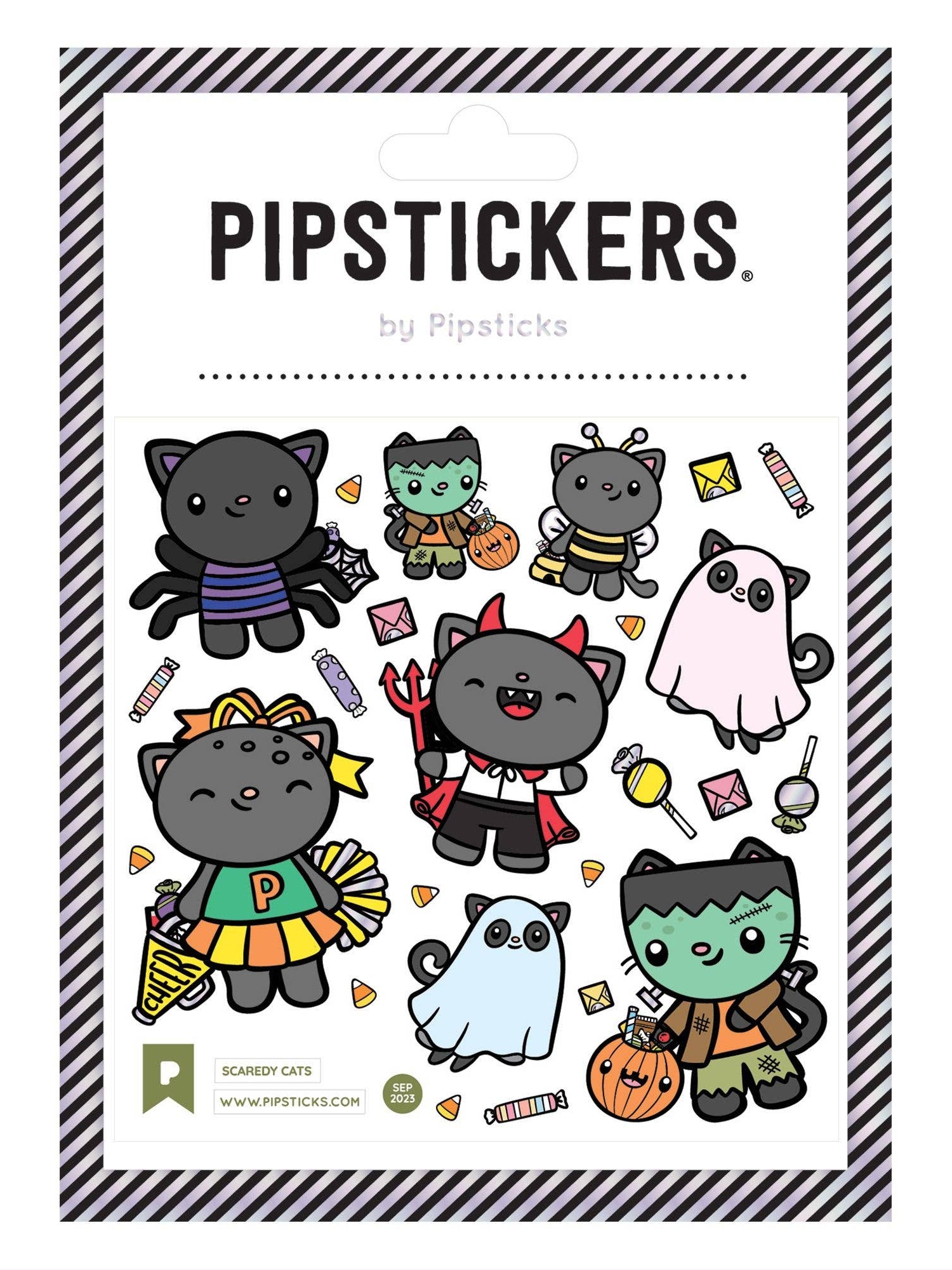 Pipstickers - Scaredy Cats