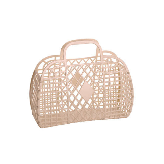 Sun Jellies Small Retro Basket - Latte